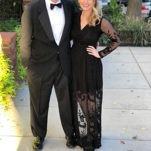 Black lace dress from altard state